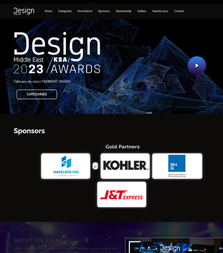 Inspiring Microsite for Event Company