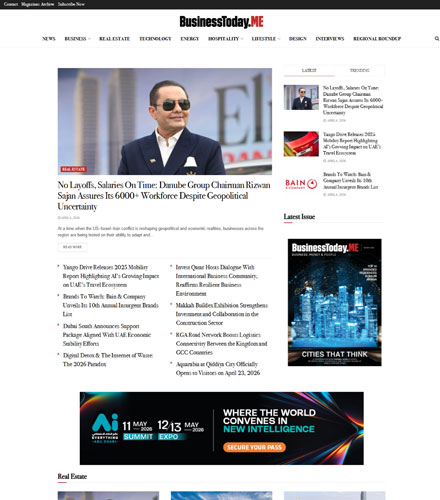 Business Today News Website