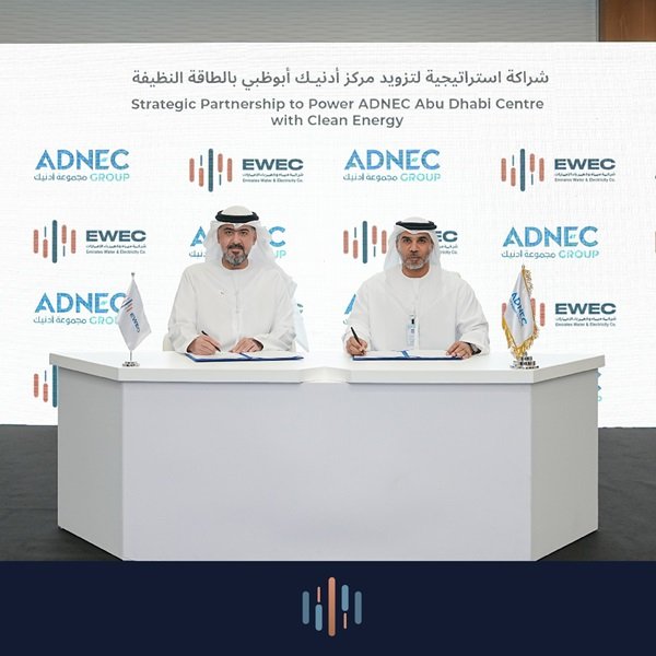 Abu Dhabi’s ADNEC to operate entirely on solar power in major partnership with EWEC The project will be supported by Clean Energy Certificates (CECs) issued by the Abu Dhabi Department of Energy (DoE)