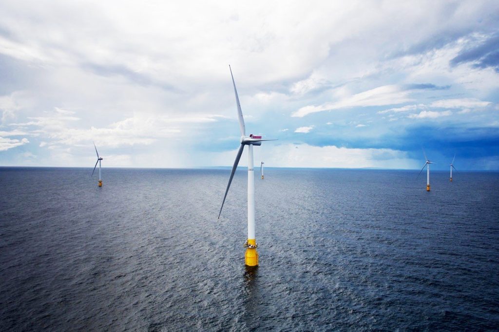 Masdar, Equinor complete maintenance on 30MW Hywind Scotland floating offshore wind farm The Hywind Scotland wind farm is located 25 kilometers off the coast of Peterhead in northeast Scotland
