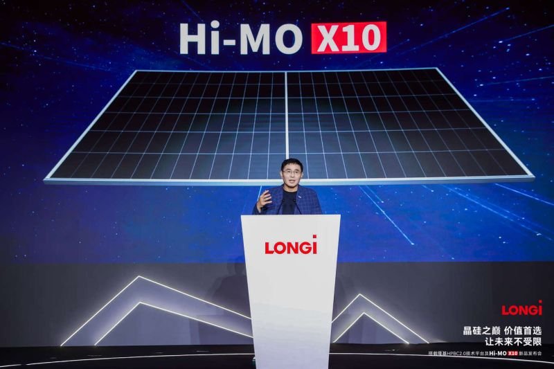 LONGi sets new efficiency record with launch of Hi-MO X10 solar modules LONGi's Hi-MO X10 series is based on the company's Terra wafers and incorporates HPBC2.0 cell technology